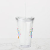 Rainbow Unicorn Acryl Drinkbeker (Rechts)