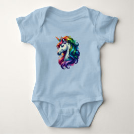 Rainbow Unicorn baby-suite Romper