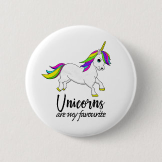 Rainbow Unicorn Badge Ronde Button 5,7 Cm