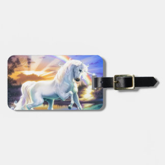 Rainbow Unicorn Bagagelabel