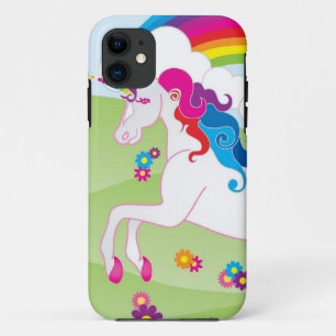 Rainbow Unicorn - Barely There iPhone Hoesje