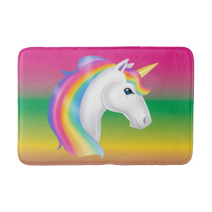 Rainbow Unicorn Bath Mat