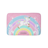 Rainbow Unicorn Bath Mat (Voorkant)