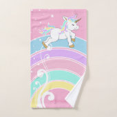 Rainbow Unicorn Bath Towel Set Bad Handdoek (Handdoek)