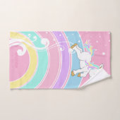 Rainbow Unicorn Bath Towel Set Bad Handdoek (Handdoek)
