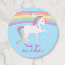 Rainbow Unicorn Bedankjes Labels