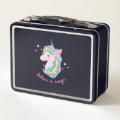 Rainbow Unicorn Birthday Party Baby (Achterkant)