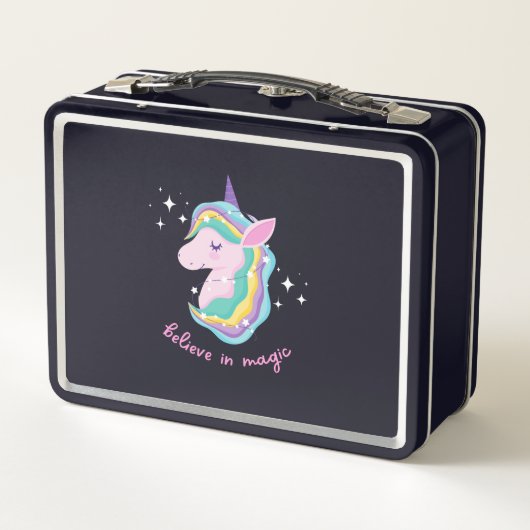 Rainbow Unicorn Birthday Party Baby (Achterkant)