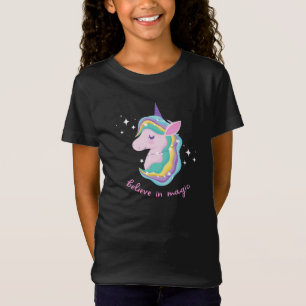 Rainbow Unicorn Birthday Party Baby T-shirt