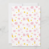 Rainbow Unicorn Birthday Party Invitation Kaart (Achterkant)