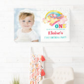 Rainbow Unicorn Birthday Party Photo Girl Spandoek (Insitu)