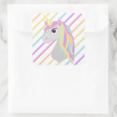 Rainbow Unicorn Birthday Sticker (Tas)