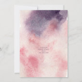 Rainbow Unicorn Boho Arch Birthday Party Girl Kaart (Achterkant)