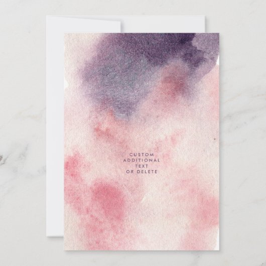 Rainbow Unicorn Boho Arch Birthday Party Girl Kaart (Achterkant)