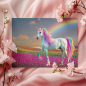Rainbow Unicorn Briefkaart
