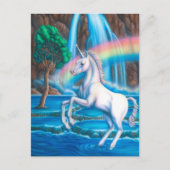 Rainbow Unicorn Briefkaart (Voorkant)