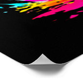 Rainbow Unicorn-Briefkaart Poster (Hoek)