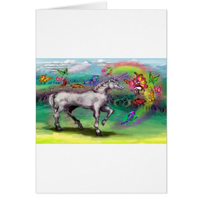 Rainbow Unicorn Butterflies Faeries (Voorkant)