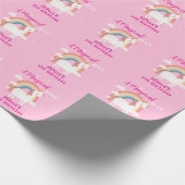 Rainbow Unicorn Cadeaupapier (Hoek)