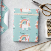 Rainbow Unicorn Cadeaupapier