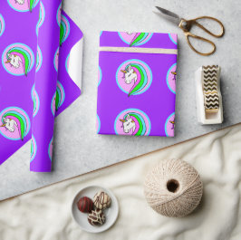 Rainbow Unicorn Cadeaupapier