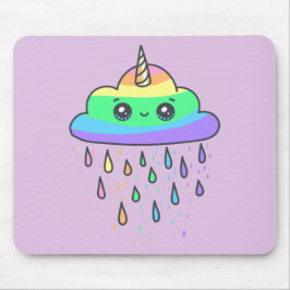 Rainbow Unicorn Cloud Muismat