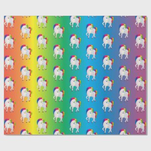Rainbow Unicorn Colorful Gift Cadeaupapier