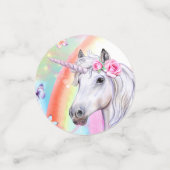 Rainbow Unicorn Confetti (Kleine voorkant)