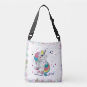 Rainbow Unicorn Crossbody Tas (Voorkant)
