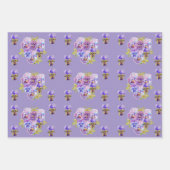 Rainbow Unicorn Cute Magical Waterverf Wrapping Inpakpapier Vel (Voorkant 2)