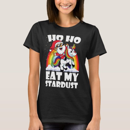 Rainbow unicorn Design T-shirt (Voorkant)