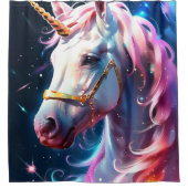 Rainbow Unicorn Douchegordijn (Voorkant)