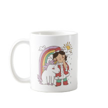 RAINBOW UNICORN EN CHRISTMAS GIRL