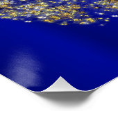 Rainbow Unicorn en Glitter Poster (Hoek)