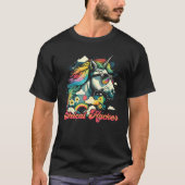 Rainbow Unicorn Ethical Hacker Ethical Hacking T-shirt (Voorkant)