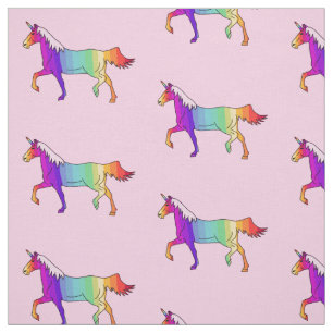 Rainbow Unicorn / Fabric voor kinderen Stof
