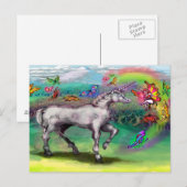 Rainbow Unicorn Faeries Briefkaart (Voorkant / Achterkant)