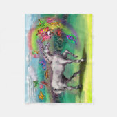 Rainbow Unicorn Faeries Fleece Deken (Voorkant)