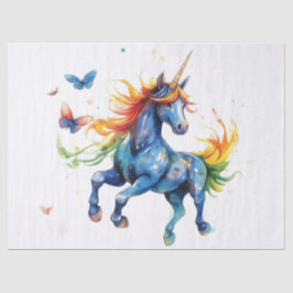 Rainbow Unicorn Fantasy Tissue Paper – 10 lb, 17"x Tissuepapier