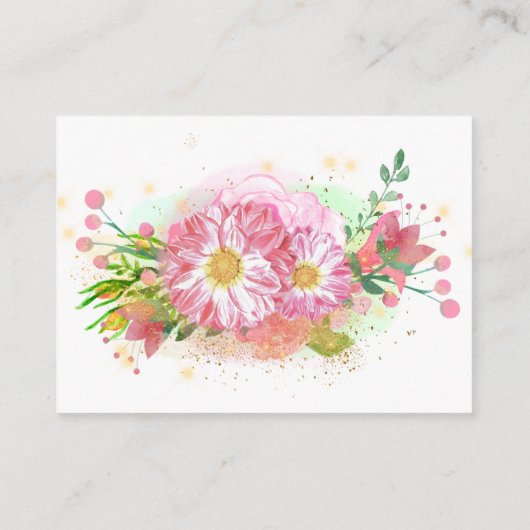 Rainbow Unicorn Girl Baby shower Book Request Informatiekaartje (Achterkant)