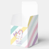 Rainbow Unicorn Girls Birthday Bedankdoosjes (Geopend)