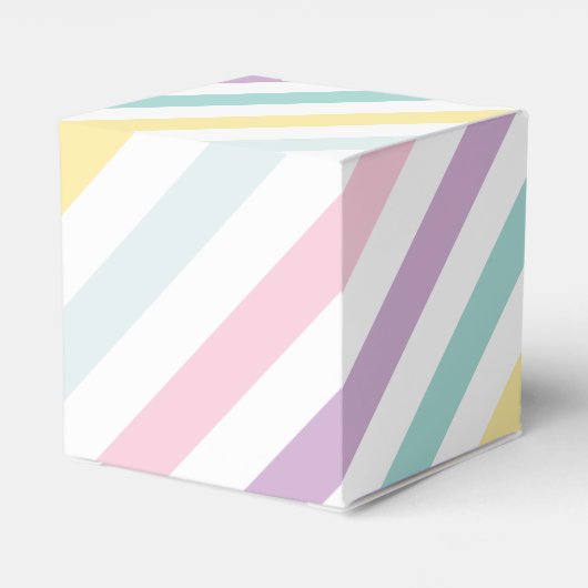 Rainbow Unicorn Girls Birthday Bedankdoosjes (Achterkant)