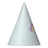 Rainbow Unicorn Girls Birthday Feesthoedjes (Links)