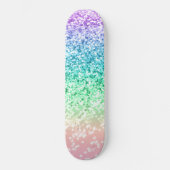 Rainbow Unicorn Glitter 4 Persoonlijk Skateboard (Voorkant)