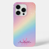 Rainbow Unicorn Glitter Case-Mate iPhone Case (Achterkant)