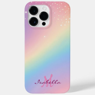 Rainbow Unicorn Glitter Case-Mate iPhone 14 Pro Max Hoesje