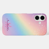 Rainbow Unicorn Glitter Case-Mate iPhone Case (Achterkant (horizontaal))