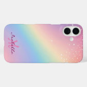 Rainbow Unicorn Glitter Case-Mate iPhone Case (Achterkant (horizontaal))