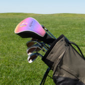Rainbow Unicorn Glitter Magical Personalized Golfheadcover (Insitu)