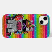 Rainbow Unicorn Glitter Sparkly Gold Sparkles Case-Mate iPhone Case (Achterkant (horizontaal))
